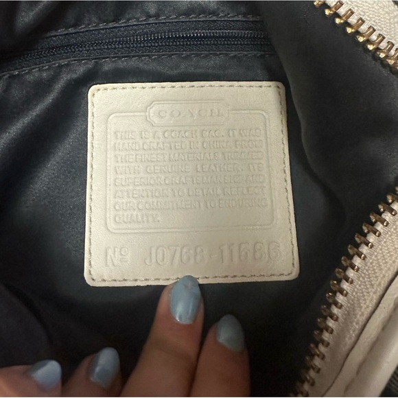 COACH Bleeker Signature Resort. Bucket bag Rare ! Denim . Vintage - Picture 3 of 4